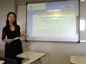 潘莉博士(教授,云山青年学者)在第五届国际翻译与跨文化研究协会(IATIS)会议上发言 潘莉博士(教授,云山青年学者)在第五届国际翻译与跨文化研究协会(IATIS)会议上发言